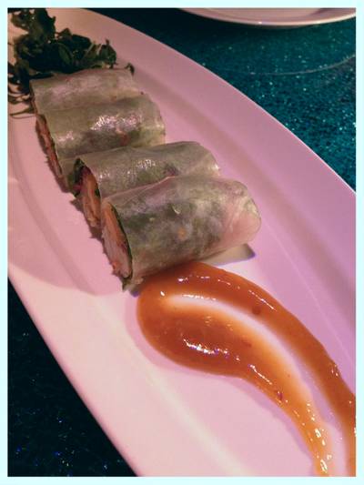 Lobster Spring Roll ที่ ร้านอาหาร Vertigo Lobster Spring Roll ที่ ร้านอาหาร Vertigo