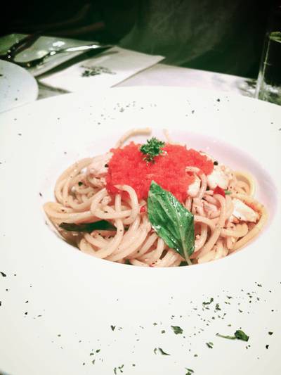 สปาเกตตี้ผัดขี้เมา ที่ ร้านอาหาร Checkmate Bar & Bistro