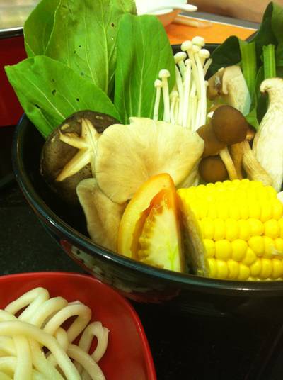 ชุดผักมากับชุดรวม ที่ ร้านอาหาร Shabu 101
