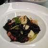 Black Squid ink Spaghetti seafood  ที่ ร้านอาหาร Buono Bistro