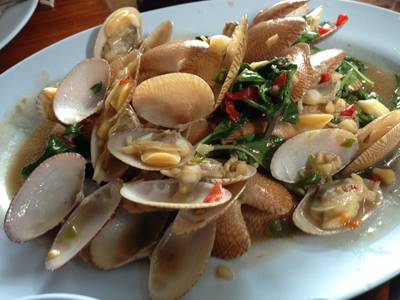 ร้านอาหาร ร้านอาหารริมคลองน้ำอ้อม