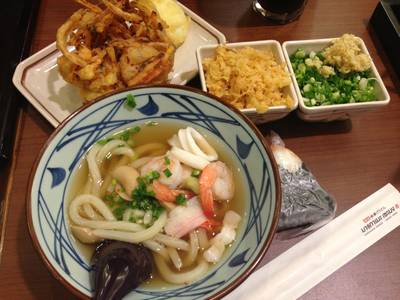 เซตซีฟู้ด+ข้าวปั้น+ไข่มะตูม ที่ ร้านอาหาร Marugame Seimen (มารุกาเมะ เซเมง) The Promenade