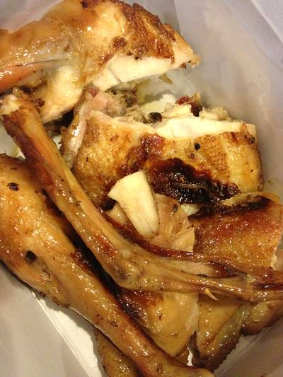 ไก่ย่างจันทร์เพ็ญ ที่ ร้านอาหาร จันทร์เพ็ญ พระราม 4