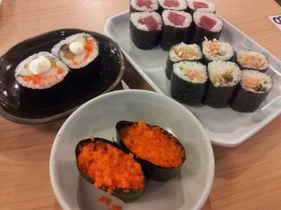 มากิ ซูชิ รอชั่วโมงกว่า อร่อยสุดในมื้อละมั้ง 555 ที่ ร้านอาหาร Kuroda BBQ Buffet เอกมัย