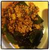 ลาบหมู ที่ ร้านอาหาร ไก่ย่างโคราช