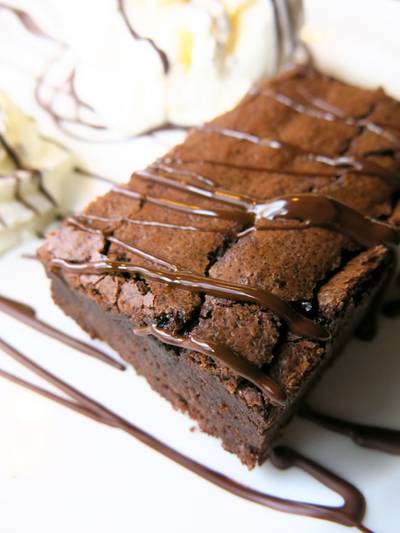Brownie Sundae ที่ ร้านอาหาร Chu