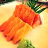 Salmon Sashimi ที่ ร้านอาหาร Kuroda BBQ Buffet เอกมัย