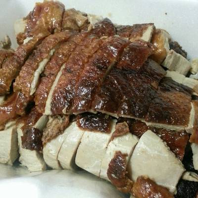 เป็ดย่างราคาตัวละ 430.- ที่ ร้านอาหาร ประจักษ์เป็ดย่าง บางรัก