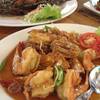 กุ้งซ๊อสมะขาใ ที่ ร้านอาหาร ครัวธารา หลังสึนามิ