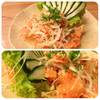 ยำแซลมอน ที่ ร้านอาหาร Kansai Fu(ll)
