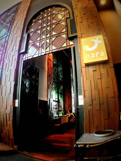 หน้าร้าน ที่ ร้านอาหาร Nara Thai Cuisine Central World