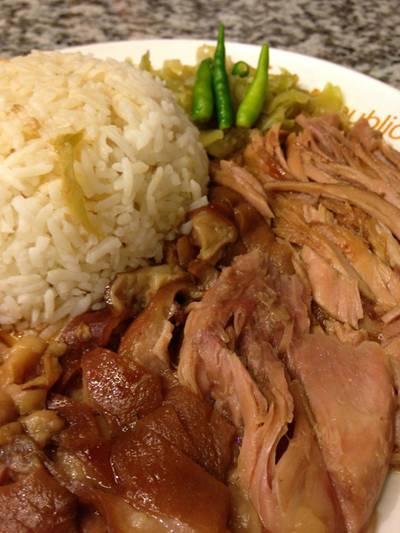 ข้าวขาหมูร้านเทียนชัย ที่ ร้านอาหาร Food Republic Central Rama 9