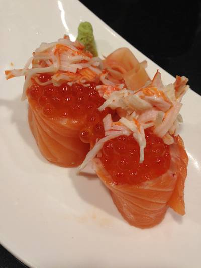 Salmon Bou Shushi 195฿ ที่ ร้านอาหาร Kasa Japanese restaurant The Circle