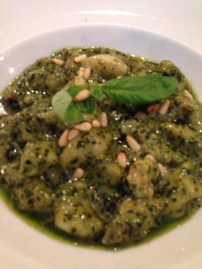 Gnocci With Pesto Sauce ที่ ร้านอาหาร BACCO Restaurant & Wine Bar