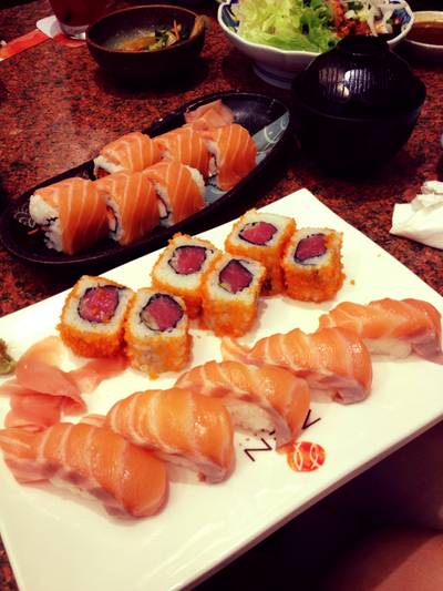 Salmon <3 ที่ ร้านอาหาร Zen The Mall บางแค