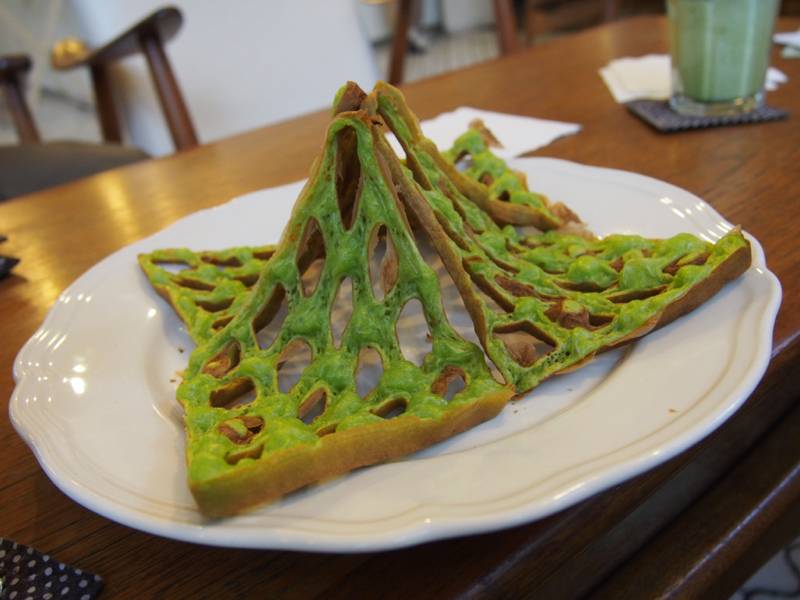 ใครๆก็สั่ง เอาซะหน่อย Library Waffle ที่ ร้านอาหาร Library พระราม 9