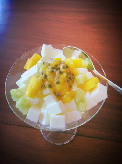เต้าฮวยเย็น ที่ ร้านอาหาร Hum...