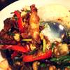กุ้งแม่น้ำทอดราดซอสมะขาม ที่ ร้านอาหาร Nesthome