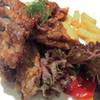 ซี่โครงหมูซอสบีบีคิว ที่ ร้านอาหาร พุทธรักษา เรสเทรอง