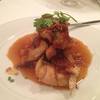 ปลากระพงทอดราดซ้อสมะขาม ที่ ร้านอาหาร The Anna Restaurant & Art Gallery