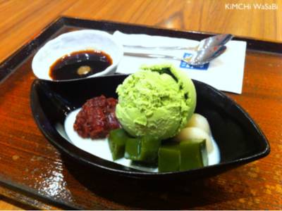 ไอศครีมชาเขียวน้ำเต้าหู้ ที่ ร้านอาหาร Ootoya Kitchen Siam Paragon