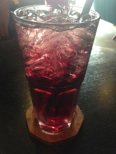 บลูเบอรี่ อิตาเลี่ยนโซดา  ที่ ร้านอาหาร ZON de'Coffee