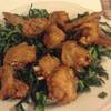 ไก่คั่วเกลือ ที่ ร้านอาหาร บ้านโบแดง