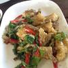 ปลาเก๋าผัดพริกสด ที่ ร้านอาหาร ครัวชนบท