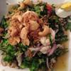 ยำถั่วพู ที่ ร้านอาหาร ประภาคารบ้านอำเภอ
