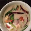 ต้มข่ากุ้ง ที่ ร้านอาหาร ประภาคารบ้านอำเภอ