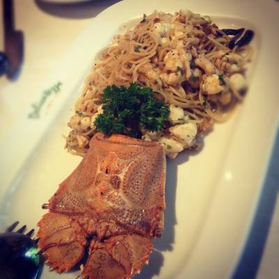 Spicy Rock Lobster Spaghetti ที่ ร้านอาหาร Delicatezza