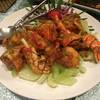 กุ้งมังกรผัดซอส XO ที่ ร้านอาหาร Silk Road Plaza Athénée Bangkok