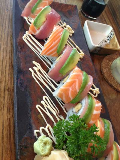 เรนโบ ที่ ร้านอาหาร Shori Sushi House เรนโบ ที่ ร้านอาหาร Shori Sushi House