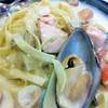 เฟตตูชินีซีฟู๊ด ที่ ร้านอาหาร ร้านอาหารอิตาลี เชฟไกร