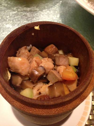 ข้าวกระบอก ที่ ร้านอาหาร Silk Road Plaza Athénée Bangkok ข้าวกระบอก ที่ ร้านอาหาร Silk Road Plaza Athénée Bangkok