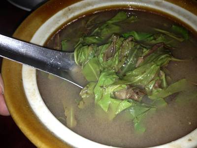 ต้มส้มลำเพ็ง ที่ ร้านอาหาร หมอมูดง