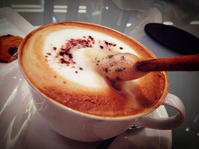 Hot Cappuccino ที่ ร้านอาหาร Mandarin Oriental Shop