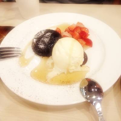 Chocolate Lava ที่ ร้านอาหาร After You Dessert Cafe Siam Paragon