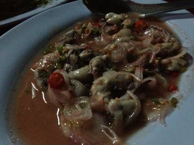 หอยติบน้ำเคอย ที่ ร้านอาหาร หมอมูดง