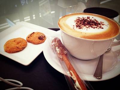 Hot Cappuccino ที่ ร้านอาหาร Mandarin Oriental Shop