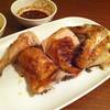 ไก่ย่างครึ่งตัว ที่ ร้านอาหาร ยอดลาบเป็ดอุดร พระราม 9