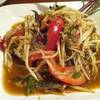 ตำปูปลาร้า ที่ ร้านอาหาร ยอดลาบเป็ดอุดร พระราม 9