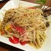 ตำสั่ว ที่ ร้านอาหาร ยอดลาบเป็ดอุดร พระราม 9