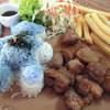 ข้าวหมูสเต็กญี่ปุ่น ที่ ร้านอาหาร ร้านก๋วยเตี๋ยวลีลา