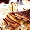 French Chocolate Pancake กำลังกินแล้ว :) ที่ ร้านอาหาร Pancake Cafe The Circle