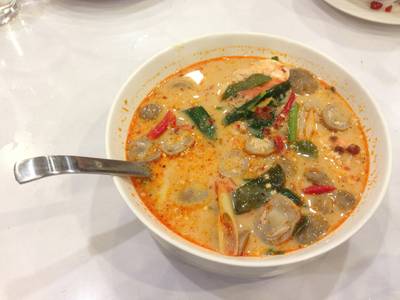 ต้มยำกุ้งน้ำข้น ที่ ร้านอาหาร ครัวอัปษร สาขา 2 (เสาชิงช้า)