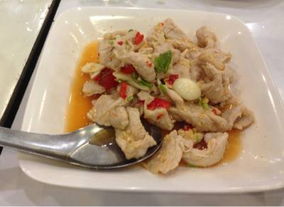 หมูมะนาว ที่ ร้านอาหาร ครัวอัปษร สาขา 2 (เสาชิงช้า)