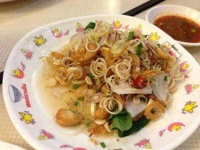 ยำตะไคร้ ที่ ร้านอาหาร นิตยาไก่ย่าง ปิ่นเกล้า