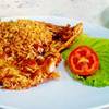 ปลาทับทิมทอดกระเทียมพริกไทย ที่ ร้านอาหาร อรุณไร