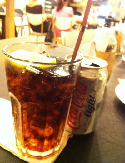 Coca-cola Light @37 ที่ ร้านอาหาร HAP de NOUS The Promenade